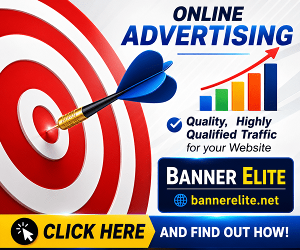 Advertise your banner with us and receive thousands of visits.